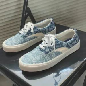 Vanilashoe Vintage Breathable Printed Canvas Shoes