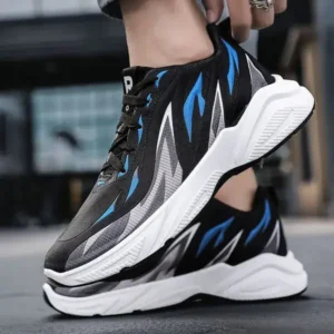 Vanilashoe Men Fashion Color Matching Breathable Running Sneakers