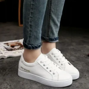 Vanilashoe Summer Women Fashion Casual Solid Color Thick-Soled Canvas Sneakers